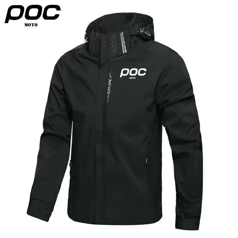 MOTO POC Hiking Jacket Waterproof Road Mountain Bike Windbreaker Motorcycles Jackets MTB Bicycle Clothing Cortavientos Ciclismo
