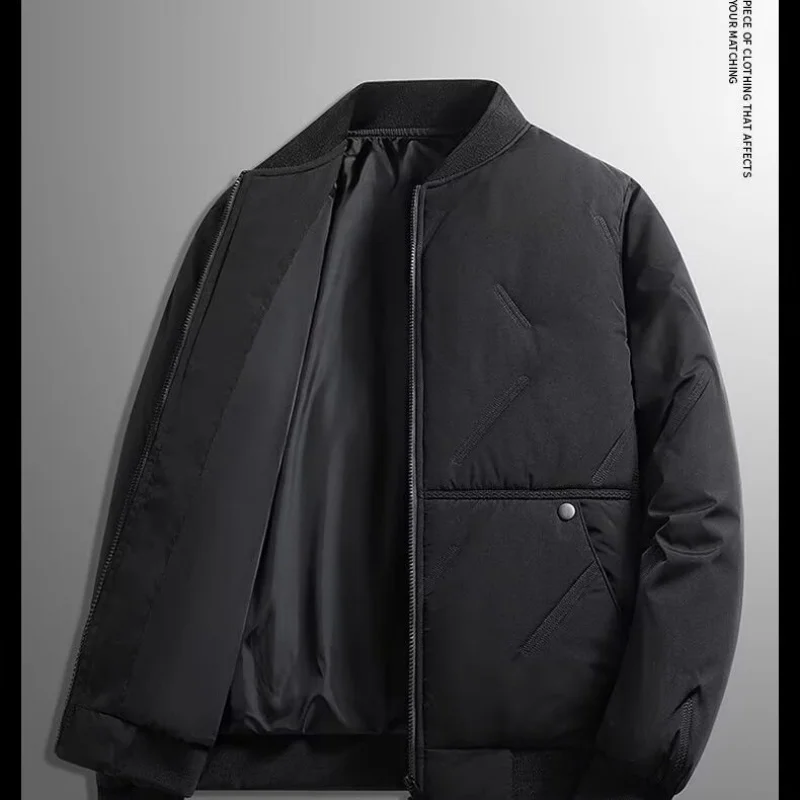 New autumn and winter baseball collar, men’s fashionable and versatile cotton jacket, outer warm cotton jacket, baseball jacket,