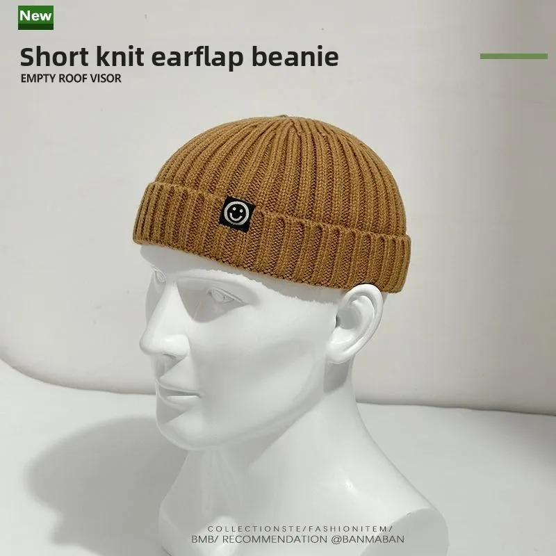 Fashion Hip Hop Beanie Knitted Hat Men Skullcap Women Winter Warm Brimless Baggy Melon Cap Cuff Docker Fisherman Beanies Hats