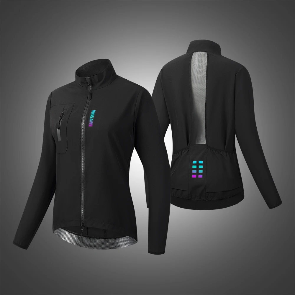 WOSAWE Women’s Cycling Jacket Waterproof Windbreaker Cycling Clothing Women Road Bike Jacket Sport Bicycle Coat