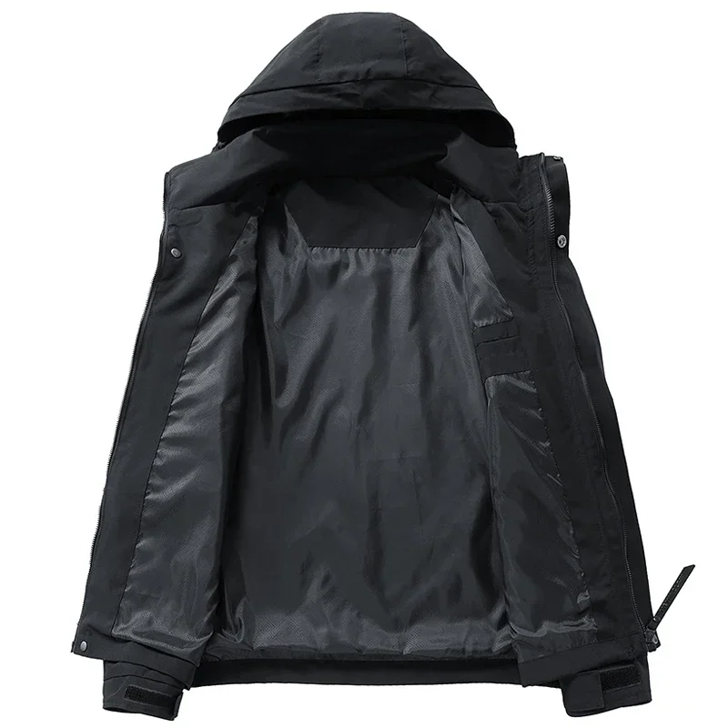 CHRLCK Unisex’s Waterproof Hiking Jackets Windproof Windbreakers Men Women Camping Fishing Trekking Anti-scratch Coats