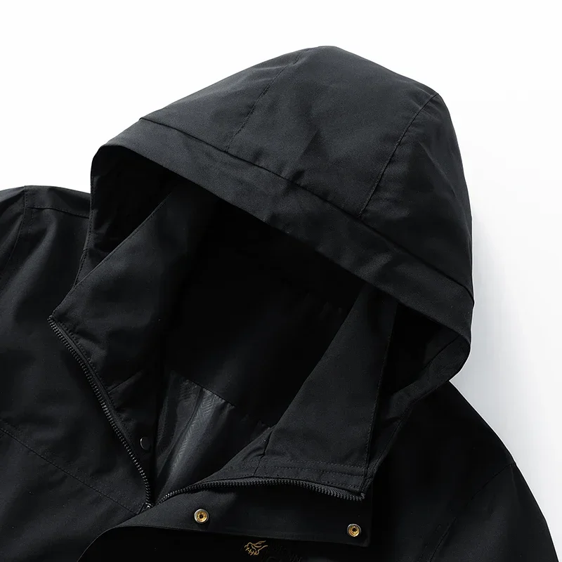 CHRLCK Unisex’s Waterproof Hiking Jackets Windproof Windbreakers Men Women Camping Fishing Trekking Anti-scratch Coats