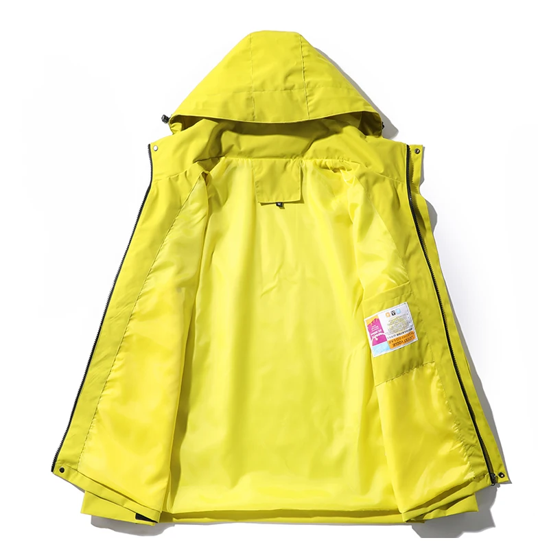 JNLN Women’s Men’s Waterproof Jacket Climbing Hiking Camping Trekking Windbreaker Unisex Outdoor Windproof Rain Coat Antifouling