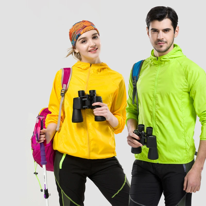Camping Rain Coat Men Women Windbreaker Women Men’s Waterproof Jacket Sun Protect Clothing Fishing Rain Wind Breaker Jacket Men