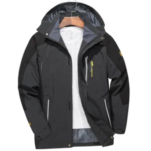 Men’s Waterproof Hiking Jacket Large Size Windproof Windbreaker Camping Hunting Running Trekking Fishing Coat Men Outdoor