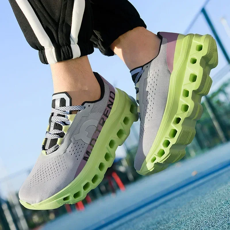 Basketball Walking Shoes for Men Men Running Shoes Luxury Casual Sneakers Mesh Summer Lightweight Platform Fashion Sports Shoes