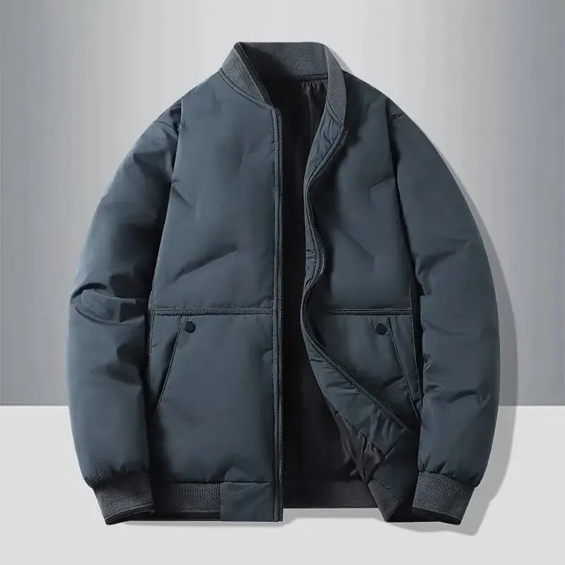 New autumn and winter baseball collar, men’s fashionable and versatile cotton jacket, outer warm cotton jacket, baseball jacket,