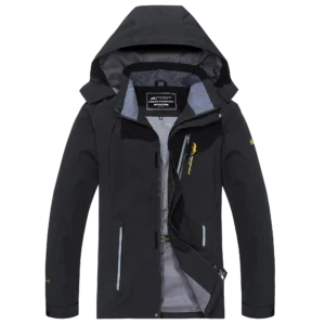 Men’s Waterproof Hiking Jacket Large Size Windproof Windbreaker Camping Hunting Running Trekking Fishing Coat Men Outdoor