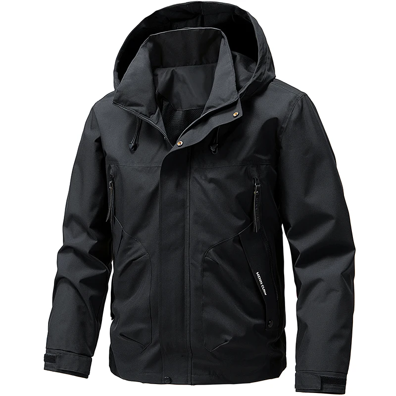 CHRLCK Unisex’s Waterproof Hiking Jackets Windproof Windbreakers Men Women Camping Fishing Trekking Anti-scratch Coats