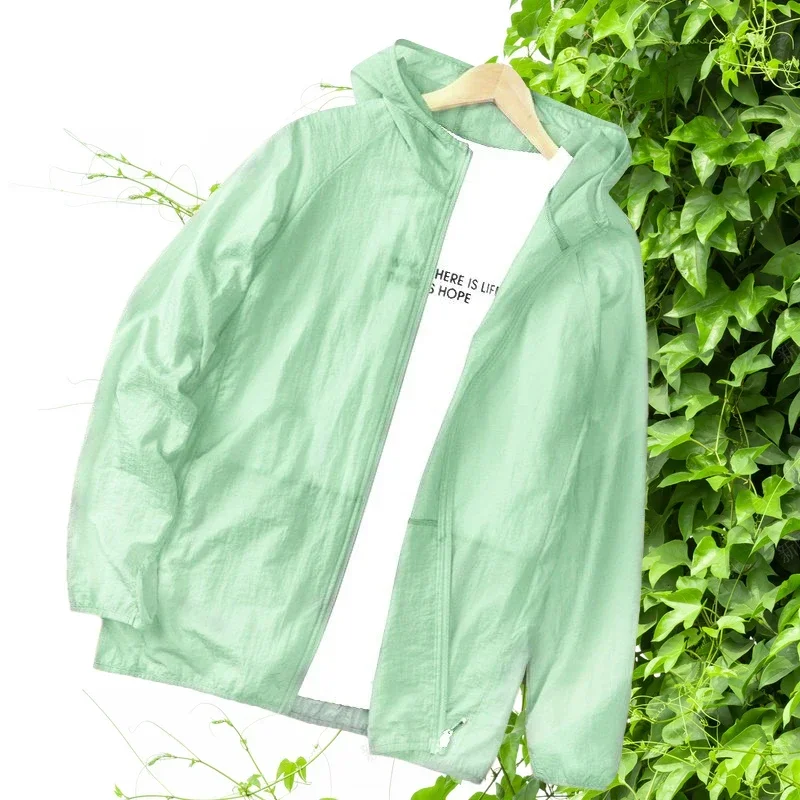 2025 Summer Men New Quick Dry Breathable Sunscreen Coat Men Women Coats for Running Hiking Traveling UV Protection Thin Jackets