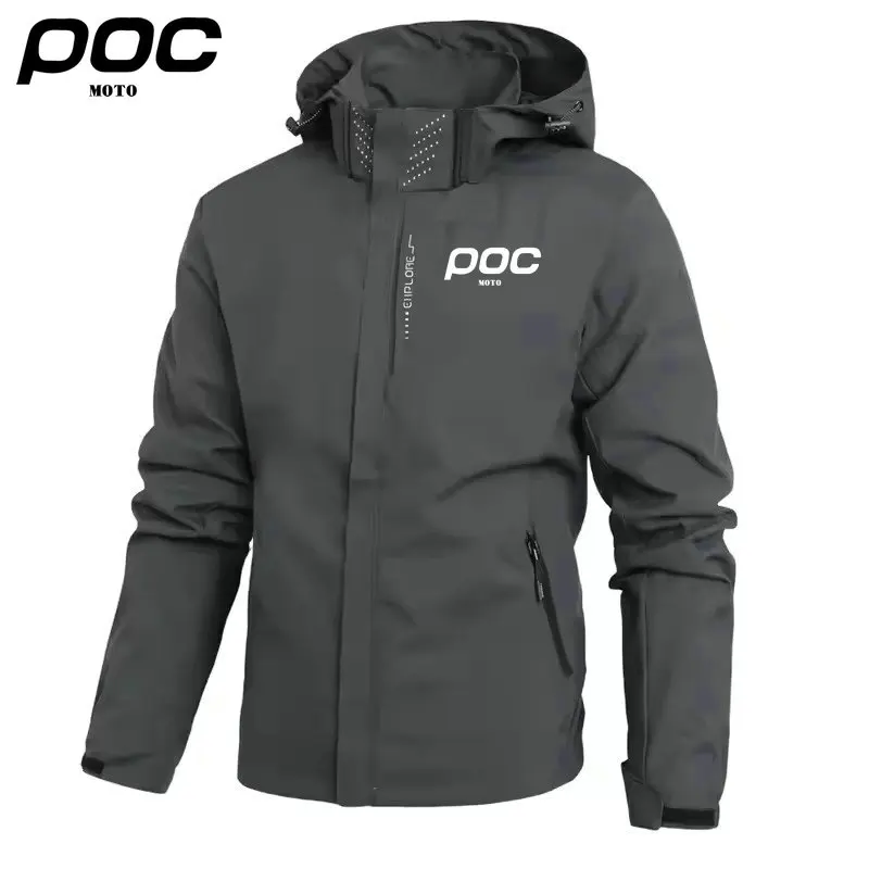 MOTO POC Hiking Jacket Waterproof Road Mountain Bike Windbreaker Motorcycles Jackets MTB Bicycle Clothing Cortavientos Ciclismo