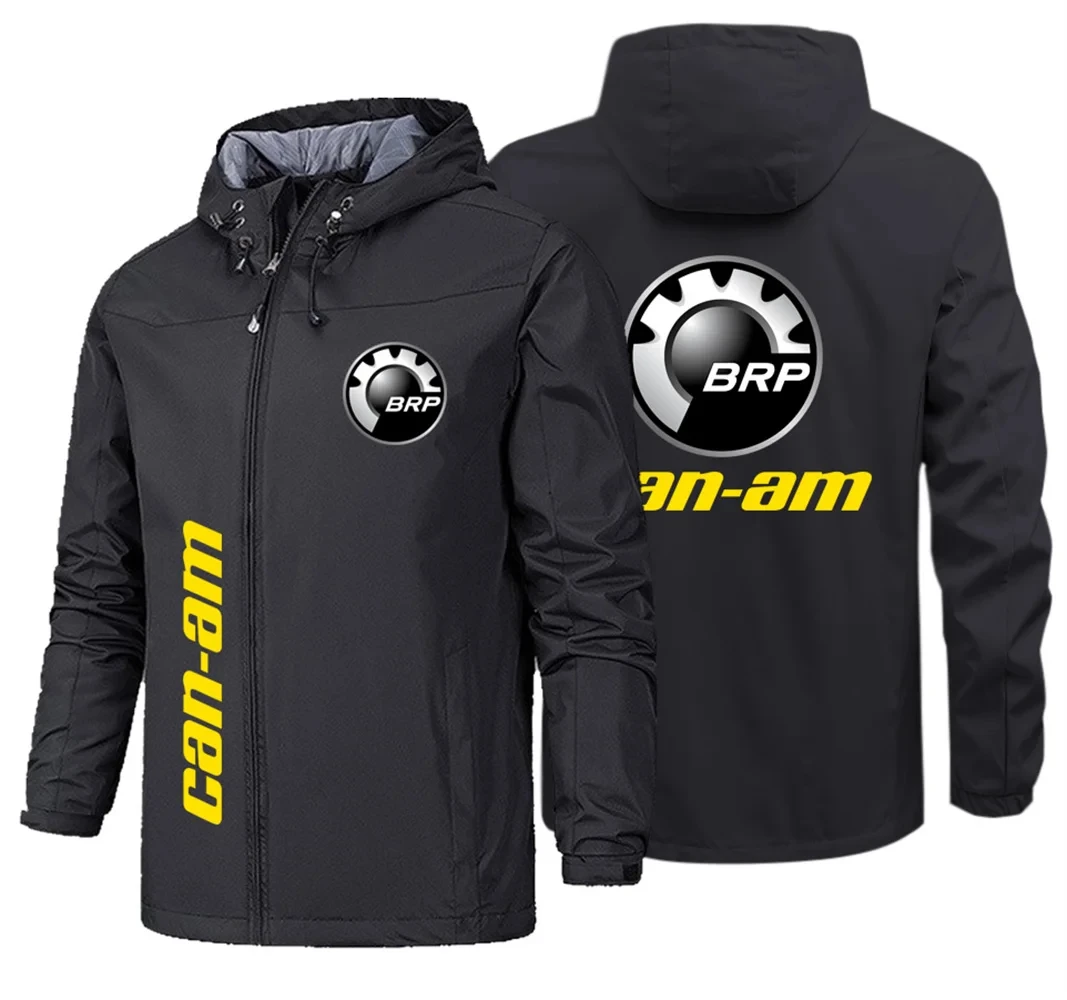 BRP Can am Logo Printed Men’s Tactical Military Jacket Outdoor Hoodie Zipper Casual S-5XL 2024 Spring and Autumn New Collection