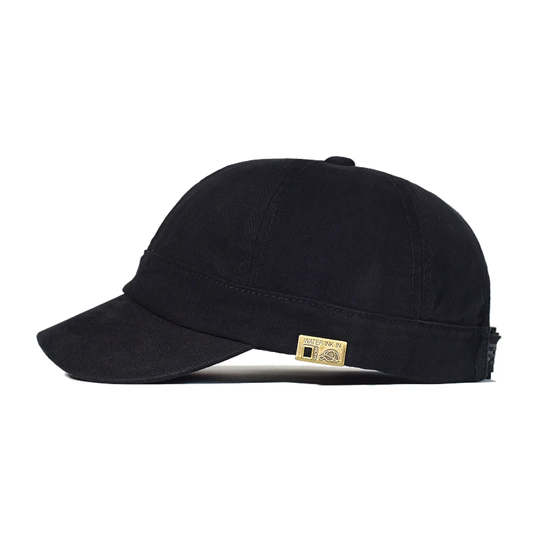 Short Brim Baseball Cap Cotton Men Women Soft Vintage Dad Hat Adjustable Trucker Style Low Profile Caps