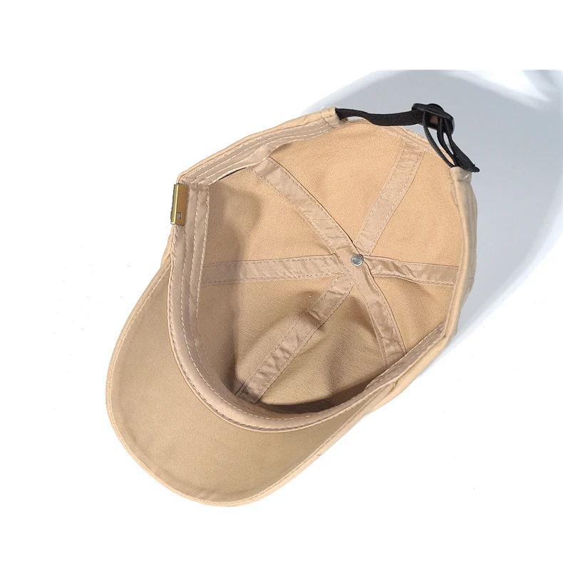 Short Brim Baseball Cap Cotton Men Women Soft Vintage Dad Hat Adjustable Trucker Style Low Profile Caps