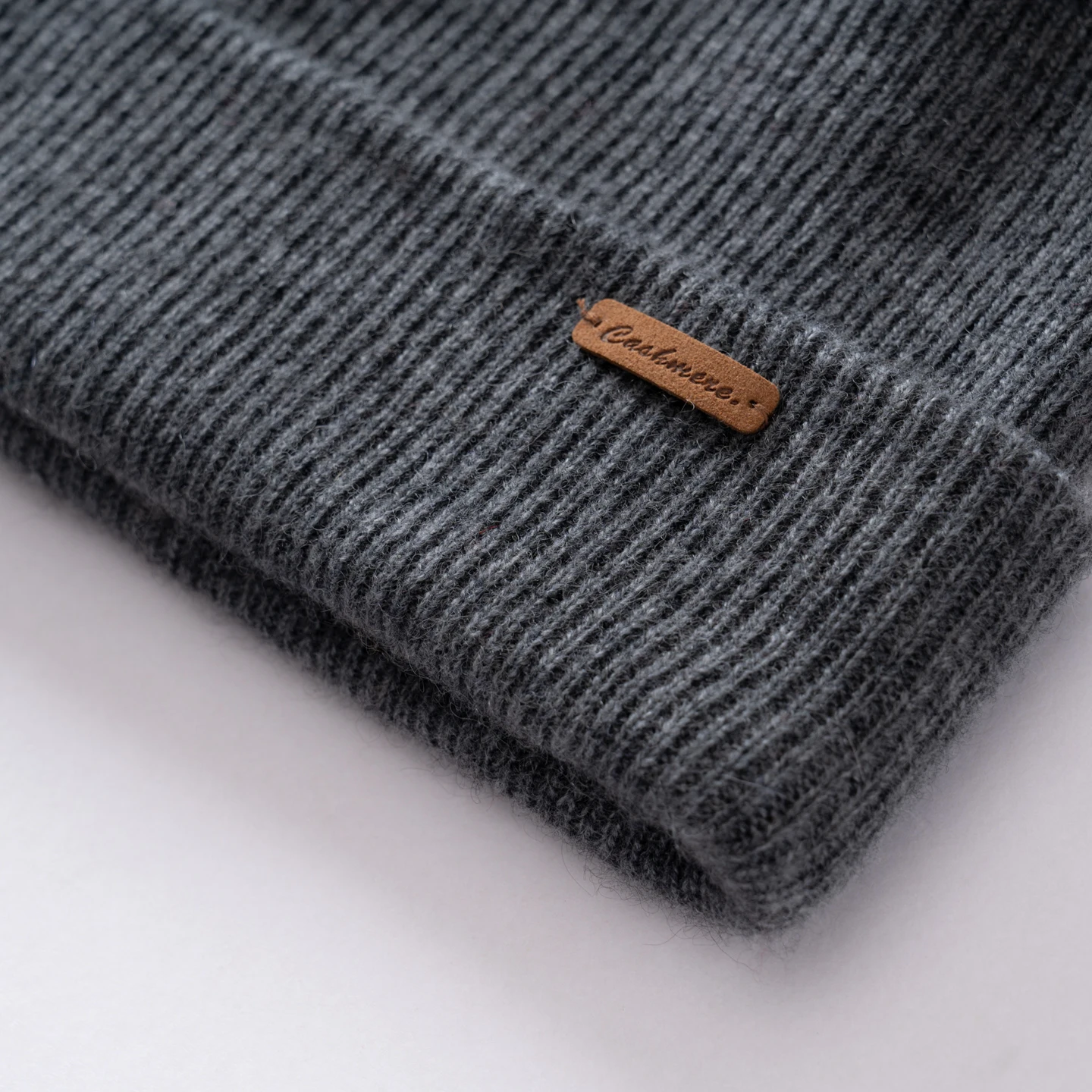 100% Cashmere Hat For Women Men Outdoor 2-Layer Thickened Warm Winter Hats Solid Caps Knit Seamless Beanie Hat Unisex