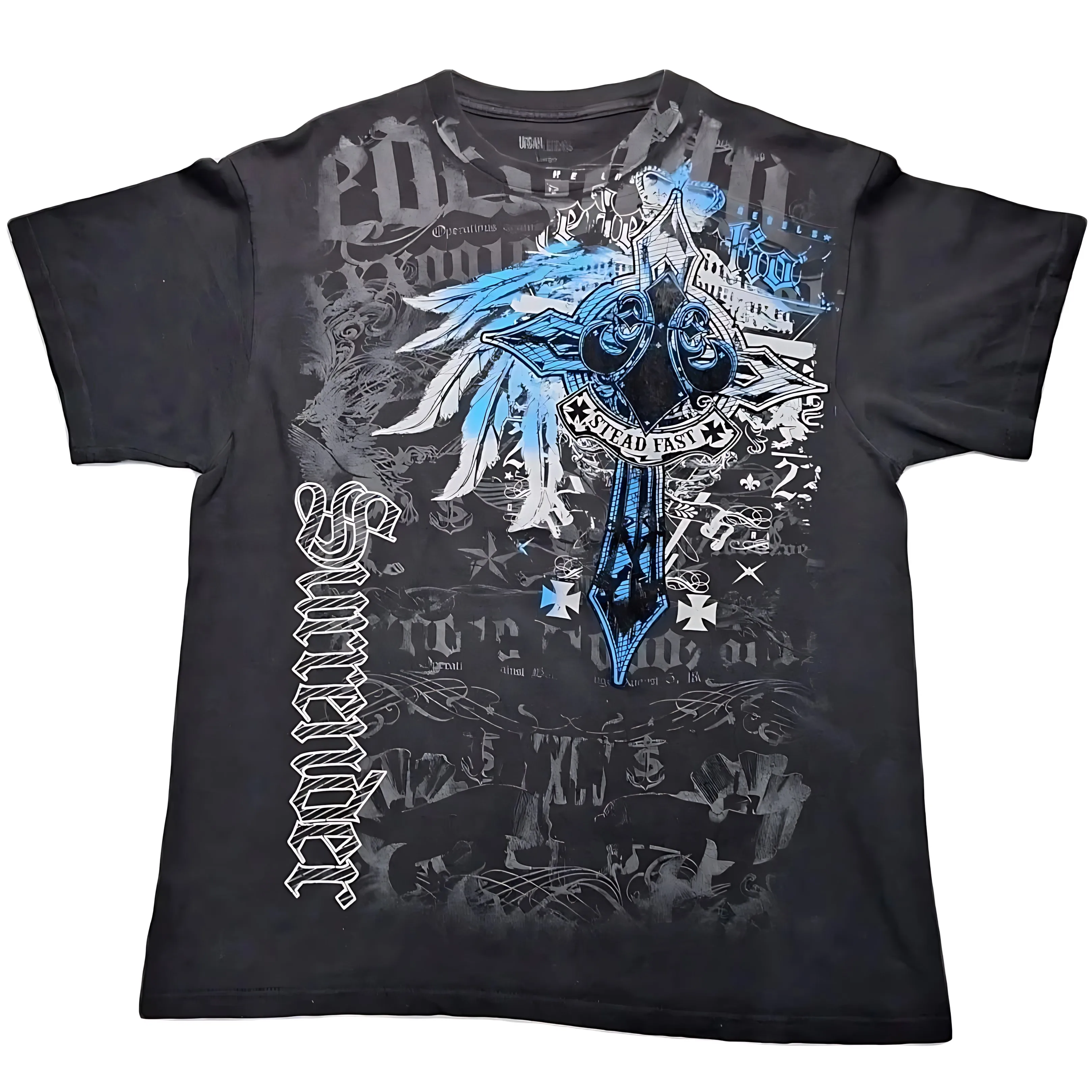 The 2025 summer new men’s T-shirt features outdoor street fashion casual comfort breathability and 3D skull pattern printing