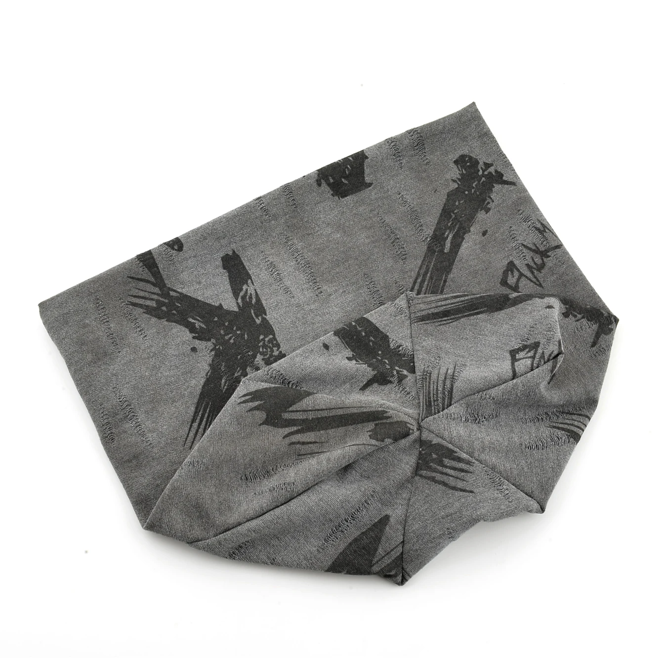 Unisex Chinese-Style Letter-Print Slouchy Beanie Men Women Fashion Loose Style Bonnet Cap Spring Autumn Casual Sport Hats