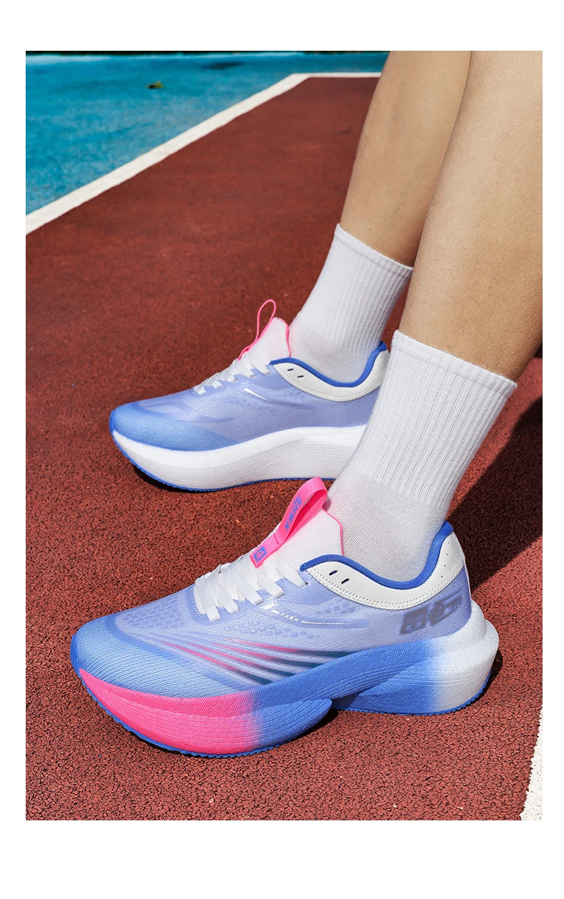 New Running Shoes Carbon Board Marathon Men Sports Breathable Lightweight Women’s Comfortable Athletic Nonskid Sneakers Casual