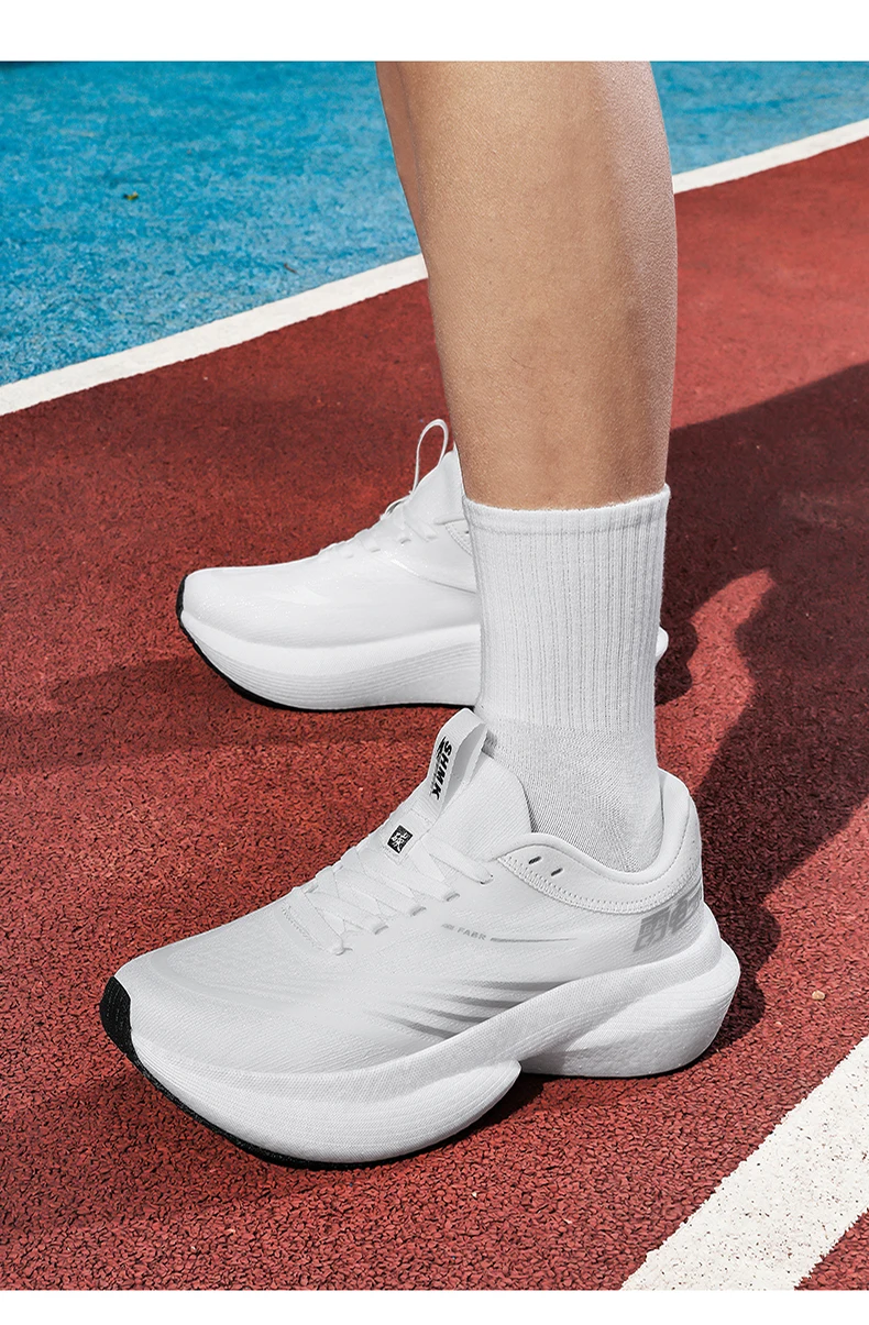 New Running Shoes Carbon Board Marathon Men Sports Breathable Lightweight Women’s Comfortable Athletic Nonskid Sneakers Casual