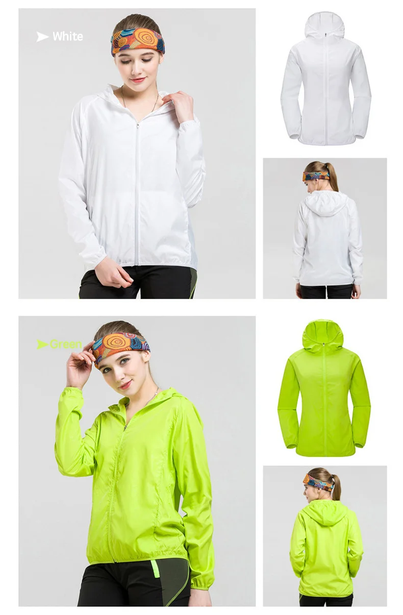 Camping Rain Coat Men Women Windbreaker Women Men’s Waterproof Jacket Sun Protect Clothing Fishing Rain Wind Breaker Jacket Men
