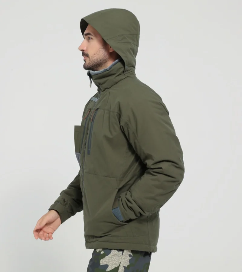 Ainfad Men’s fall winter camouflage waterproof insulation fishing Incinerator Aerolite Jacket hunting clothing