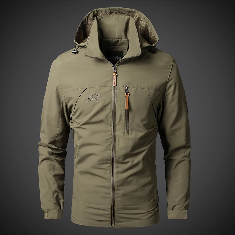 YJKVUR Autumn Winter New Men Sports Windproof Jacket Climbing Suit Cycling Jacket Outdoor Gear for Hiking And Mountain Climbing