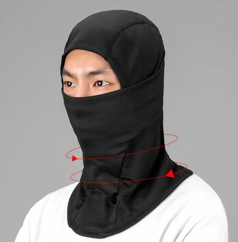 ROCKBROS Balaclava Men’s Hat Winter Women Motorcycle Mask Warm Cycling Helmet Liner Caps Windproof Breathable Washable Equipment