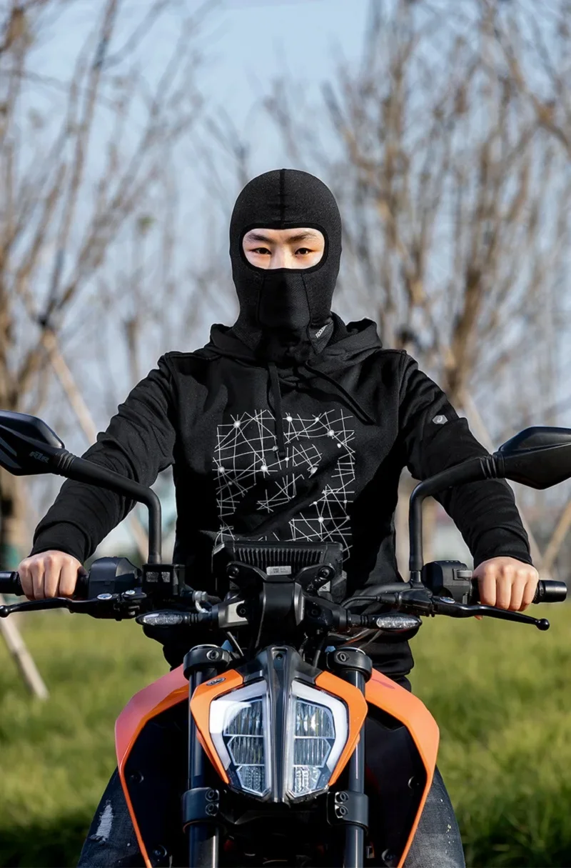 ROCKBROS Balaclava Men’s Hat Winter Women Motorcycle Mask Warm Cycling Helmet Liner Caps Windproof Breathable Washable Equipment