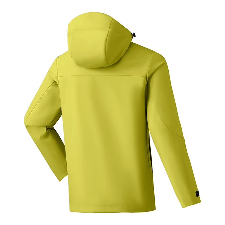 JNLN Women Men Waterproof Jacket Hiking Camping Trekking Windbreaker Unisex Outdoor Sporty Rain Coat Hooded Climbing Clothes
