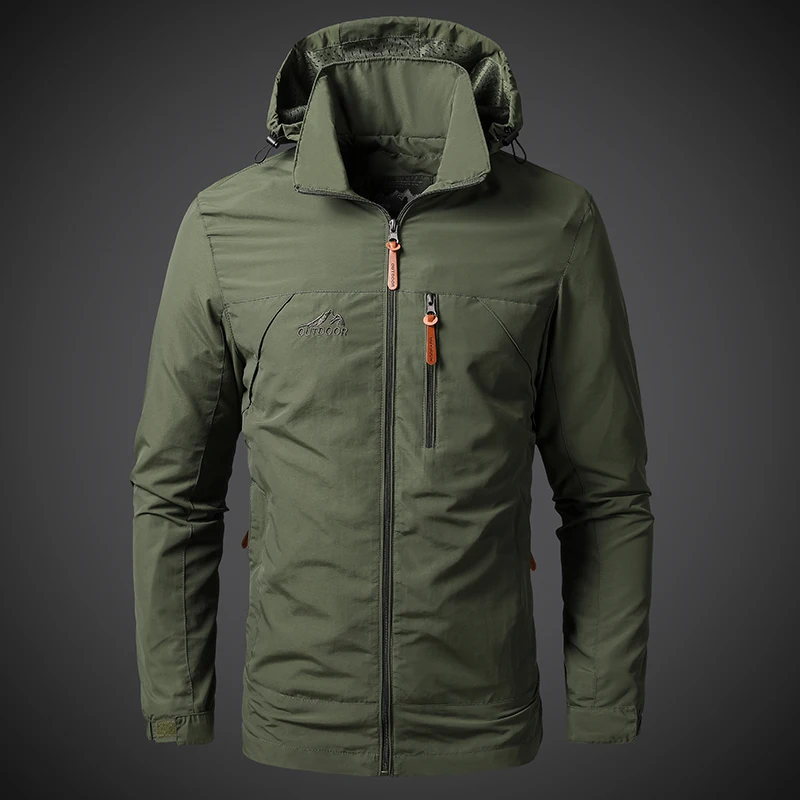 YJKVUR Autumn Winter New Men Sports Windproof Jacket Climbing Suit Cycling Jacket Outdoor Gear for Hiking And Mountain Climbing
