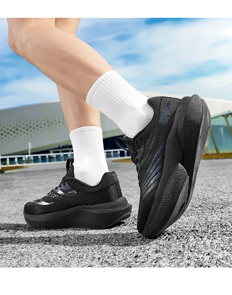 New Running Shoes Carbon Board Marathon Men Sports Breathable Lightweight Women’s Comfortable Athletic Nonskid Sneakers Casual