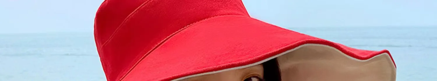 1Pc Doublesided Largebrim Hat Perfect for Summer Beach Style Outdoor Commuting Vacation Sun Protection Fashionable and Versatile