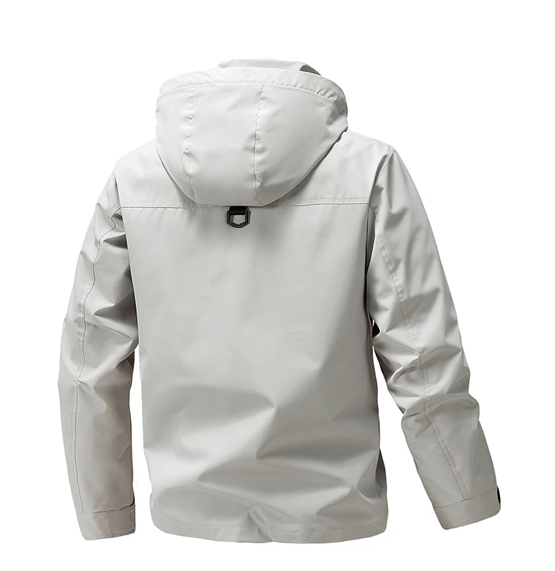 CHRLCK Unisex’s Waterproof Hiking Jackets Windproof Windbreakers Men Women Camping Fishing Trekking Anti-scratch Coats