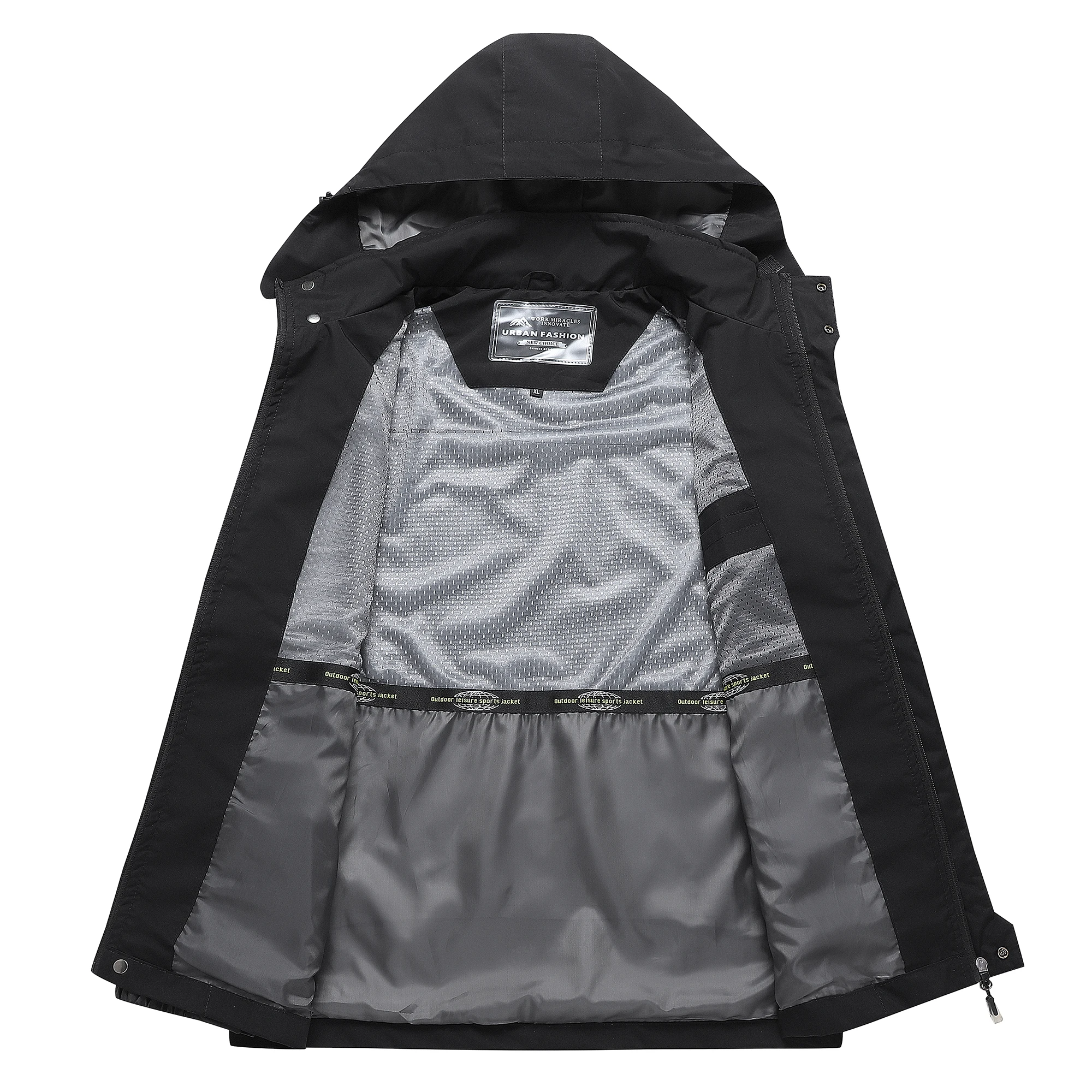 Men’s Waterproof Hiking Jacket Large Size Windproof Windbreaker Camping Hunting Running Trekking Fishing Coat Men Outdoor