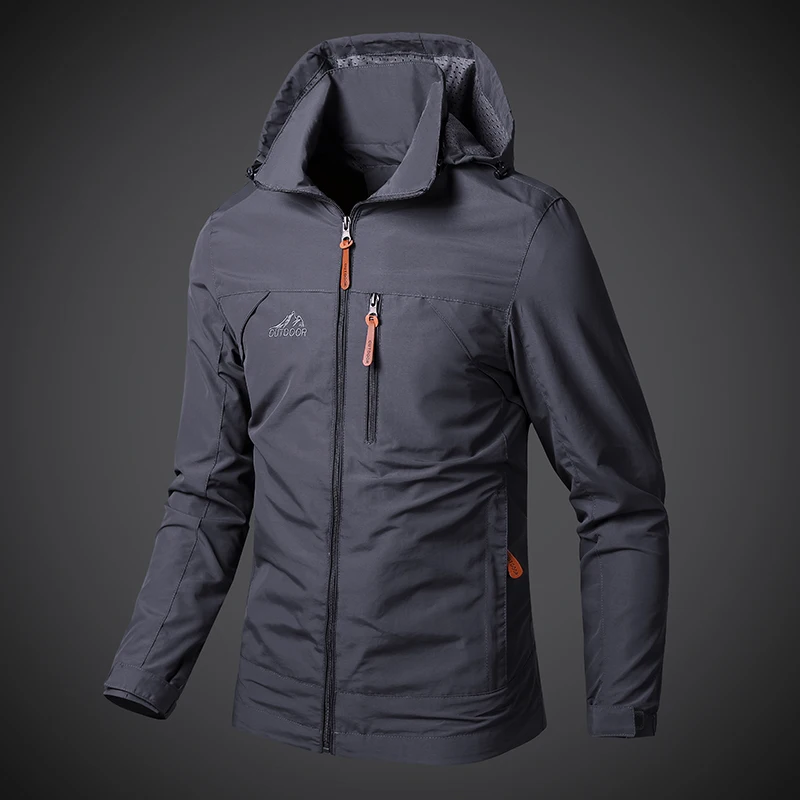 YJKVUR Autumn Winter New Men Sports Windproof Jacket Climbing Suit Cycling Jacket Outdoor Gear for Hiking And Mountain Climbing