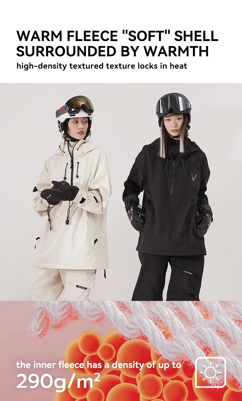 Men Women Solid Color Ski Jacket Ski Pants Warm Windproof Winter Overalls Hoodie Waterproof Outdoor Sports Clothing Snowboard