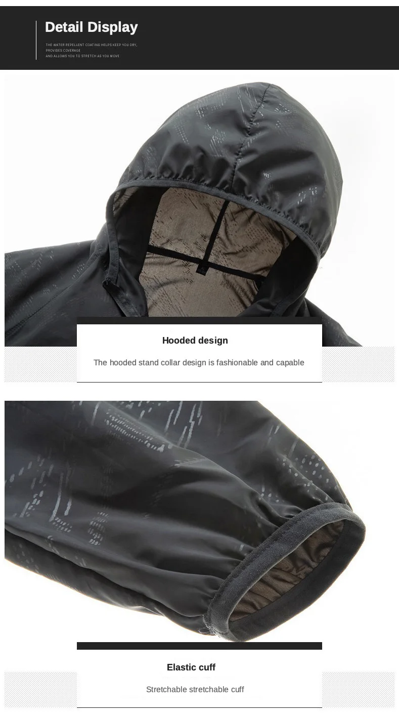 Camping Rain Coat Men Women Windbreaker Women Men’s Waterproof Jacket Sun Protect Clothing Fishing Rain Wind Breaker Jacket Men
