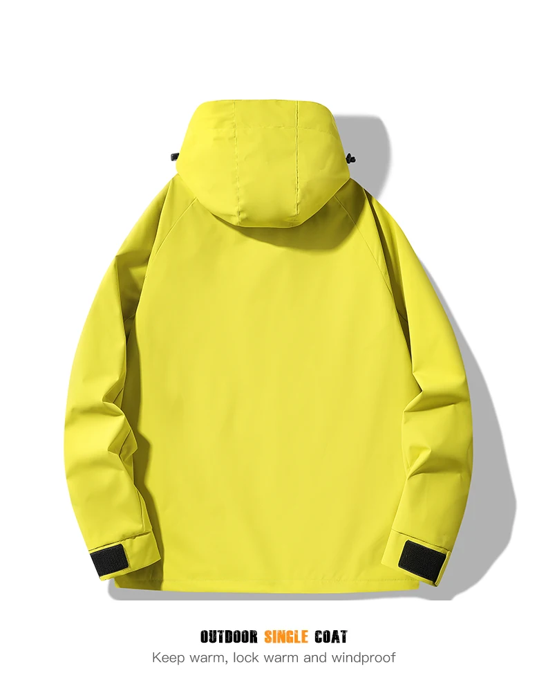 JNLN Women’s Men’s Waterproof Jacket Climbing Hiking Camping Trekking Windbreaker Unisex Outdoor Windproof Rain Coat Antifouling