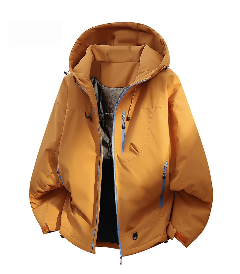 Winter Jacket Thicker Warm Waterproof Windproof Warm Casual Sports Jacket Men Women Sport Hiking Running Hooded Casual Warm Coat