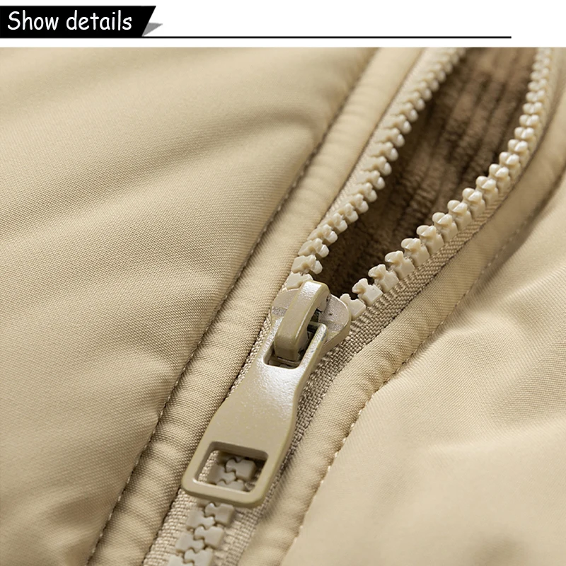 Autumn Winter Men Outdoor Removable Hooded Windbreak Jacket Coats Men Warm Outwear Casual Fashion Solid Parkas Jacket Male Tops