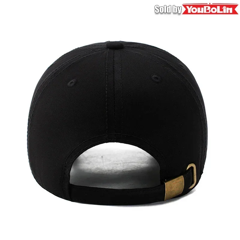 Hat baseball cap European and American fashion spring and autumn sun hat simple black summer leisure duckbill cap sports cap