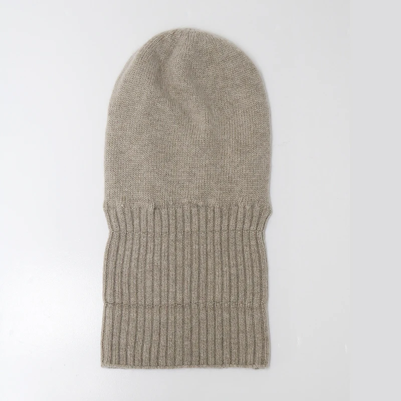 100shmere Beanie Hat for Women’s Winter Satin Lined Knitted Solid Skullies Cap Silk Lining Soft Warm Slouchy Bonnet