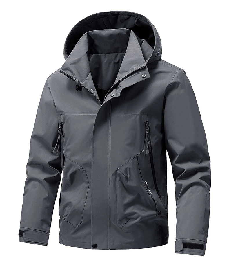 CHRLCK Unisex’s Waterproof Hiking Jackets Windproof Windbreakers Men Women Camping Fishing Trekking Anti-scratch Coats