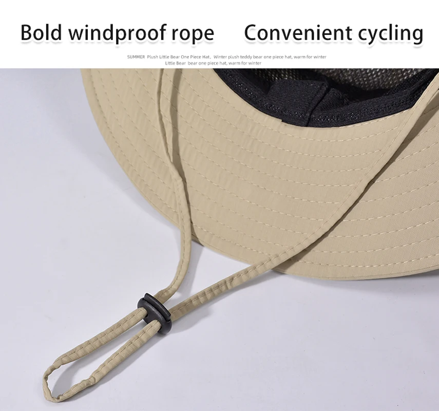 Xinbaoguan 100% Nylon Spring/Summer Big Eaves Breathable Sunshade Fisherman Hat Men’s Sunscreen Sun Hat Fishing Hat