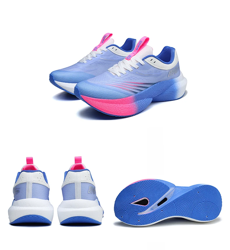 New Running Shoes Carbon Board Marathon Men Sports Breathable Lightweight Women’s Comfortable Athletic Nonskid Sneakers Casual