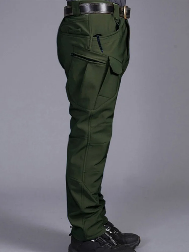 Men M-5XL Jackets Pants SoftShell Hoodie Coats Tactical Waterproof Camping Hiking Trekking Hunting Fishing Trousers Plus Size