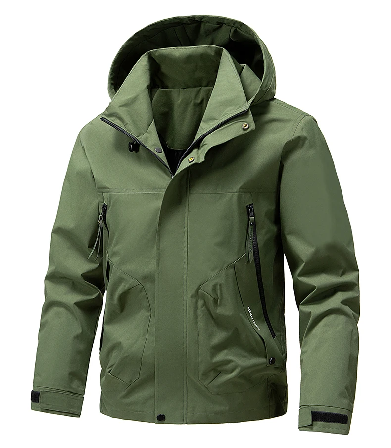 CHRLCK Unisex’s Waterproof Hiking Jackets Windproof Windbreakers Men Women Camping Fishing Trekking Anti-scratch Coats