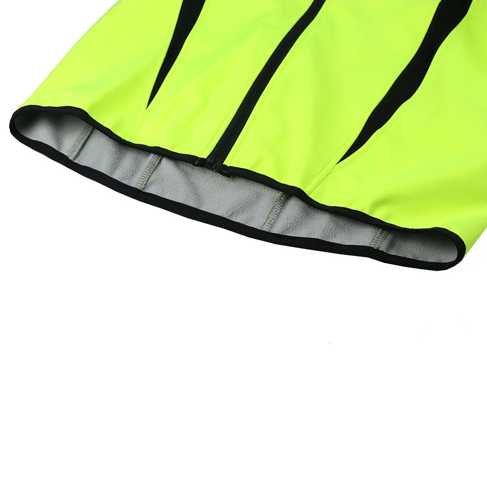 ARSUXEO Men’s Winter Cycling Jacket Thermal Fleece Softshell Windbreaker Waterproof Breathable Reflective Bicycle Clothing