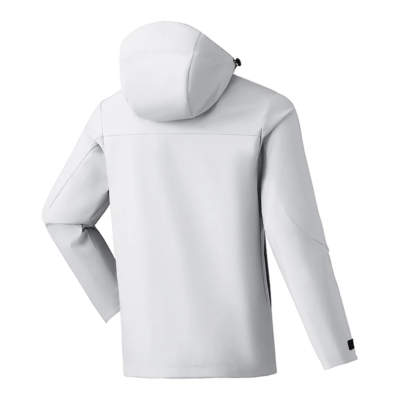 JNLN Women Men Waterproof Jacket Hiking Camping Trekking Windbreaker Unisex Outdoor Sporty Rain Coat Hooded Climbing Clothes
