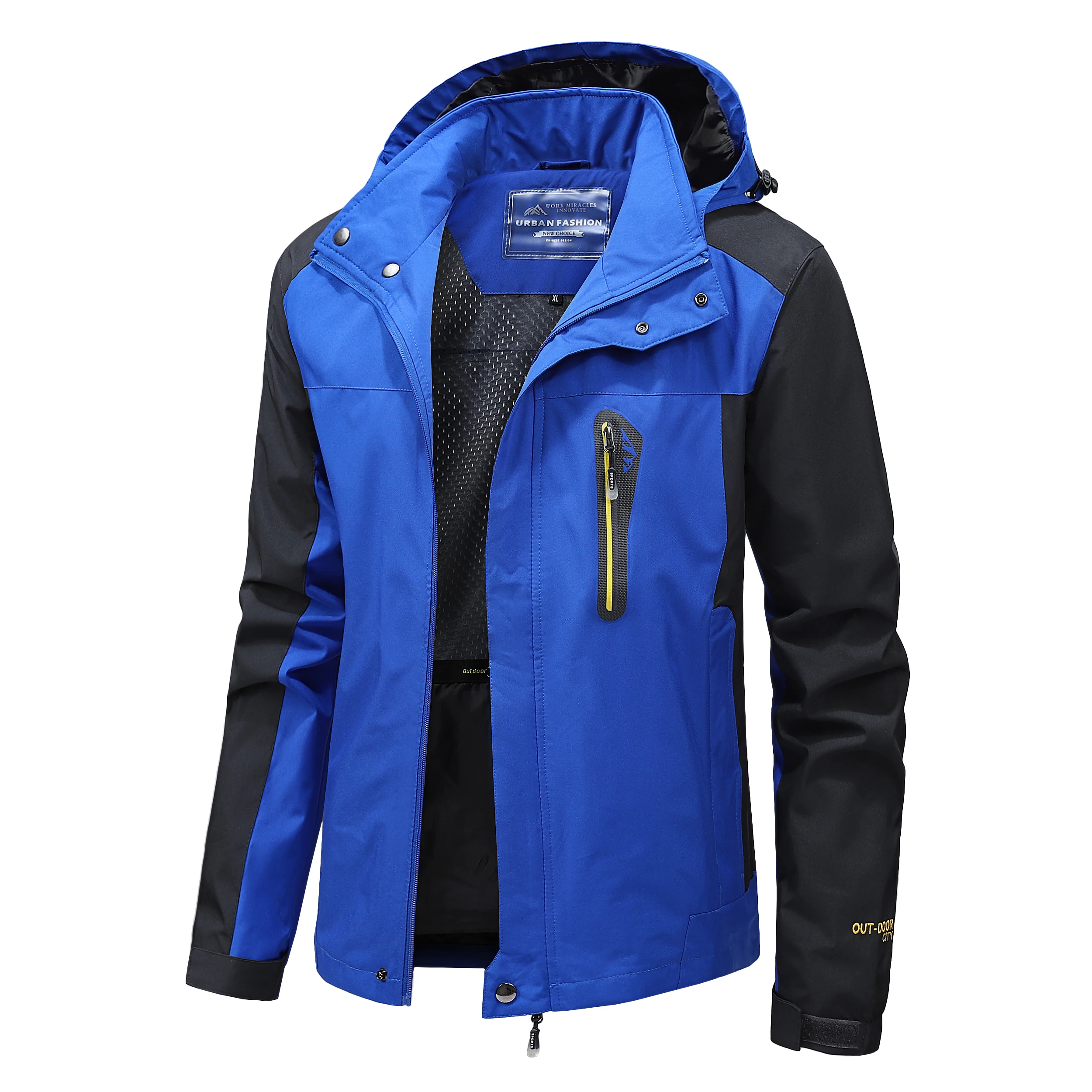 Men’s Waterproof Hiking Jacket Large Size Windproof Windbreaker Camping Hunting Running Trekking Fishing Coat Men Outdoor